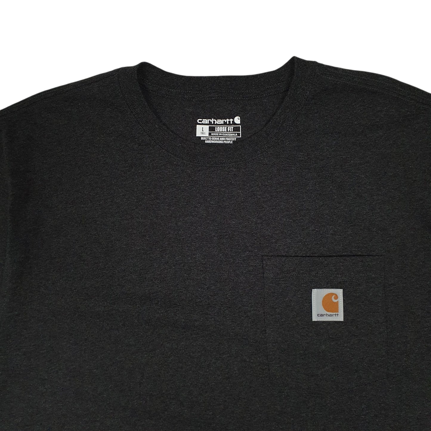 Mens Grey Carhartt Tall  T Shirt
