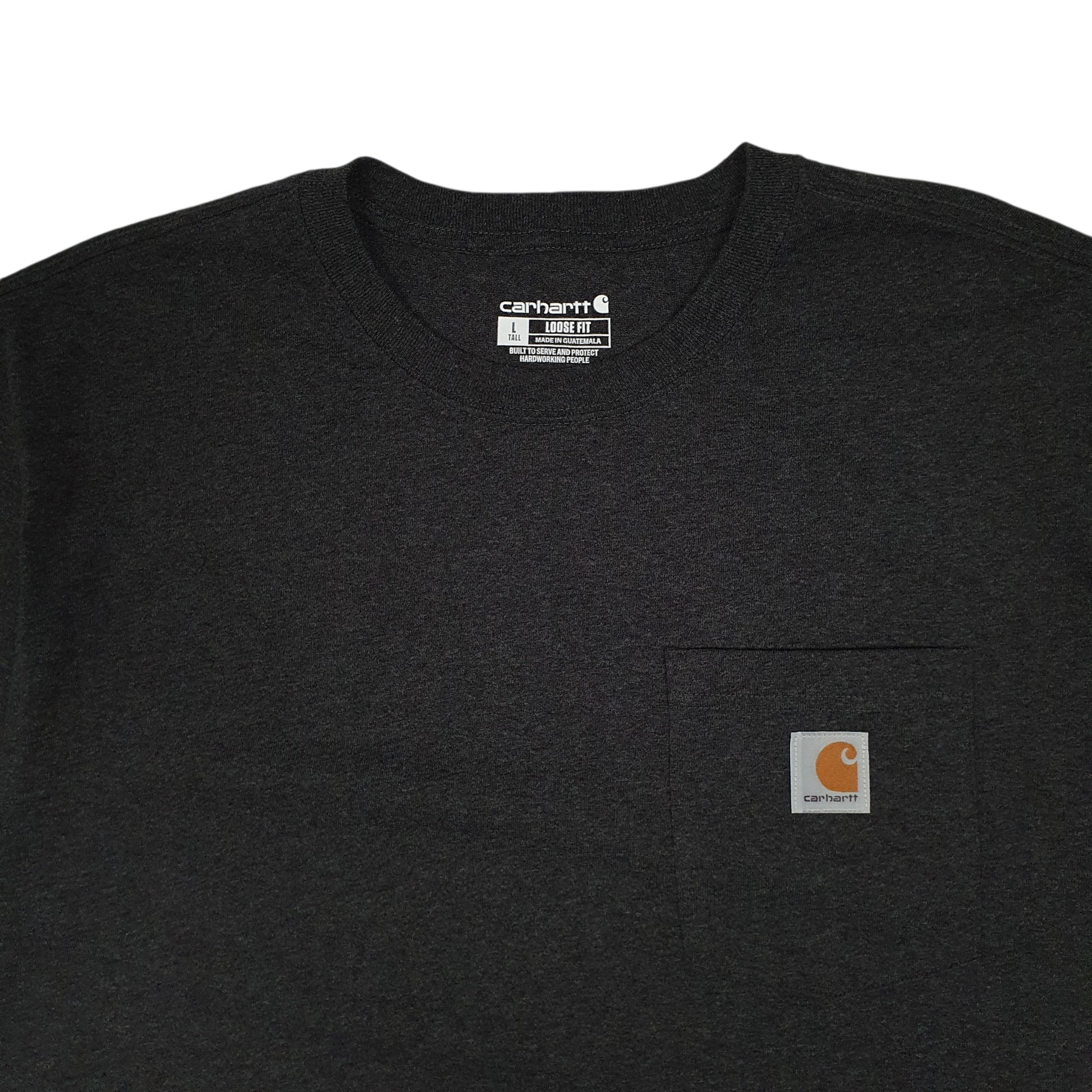 Mens Grey Carhartt Tall  T Shirt