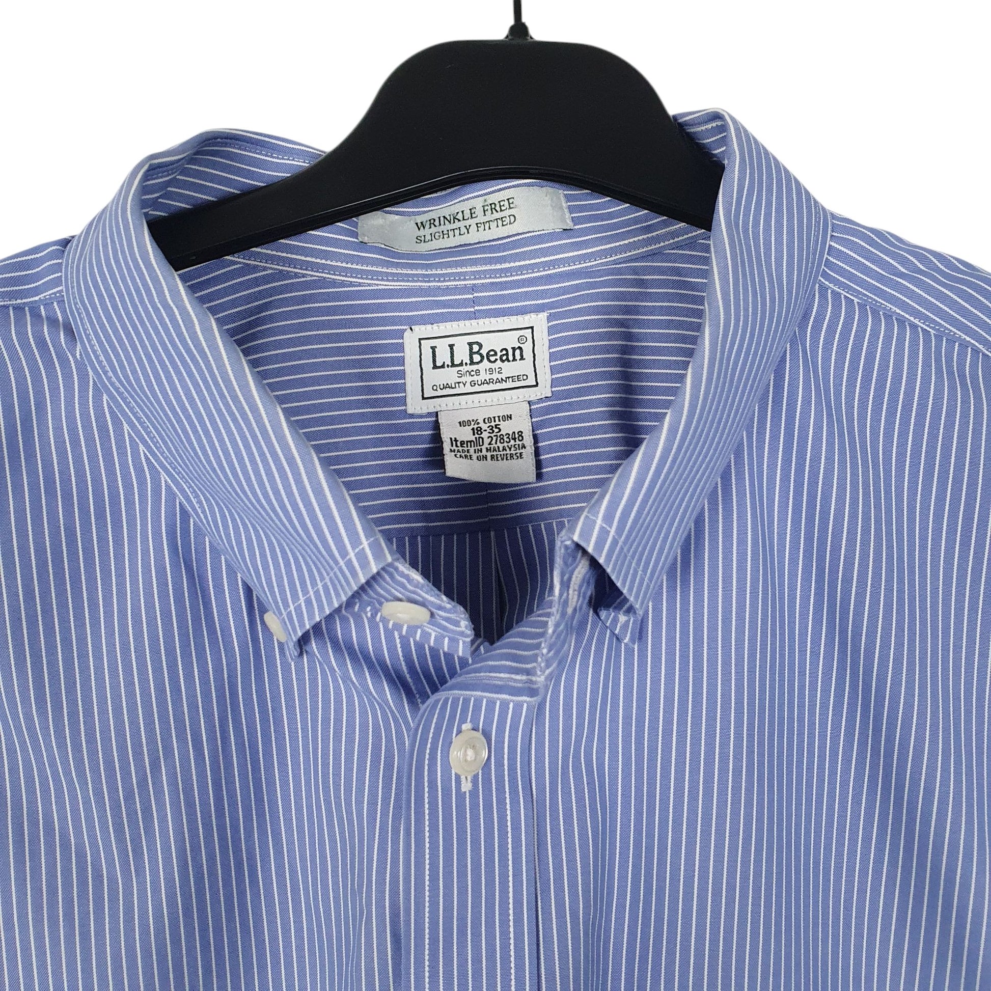 Mens Blue L.L.Bean   Shirt
