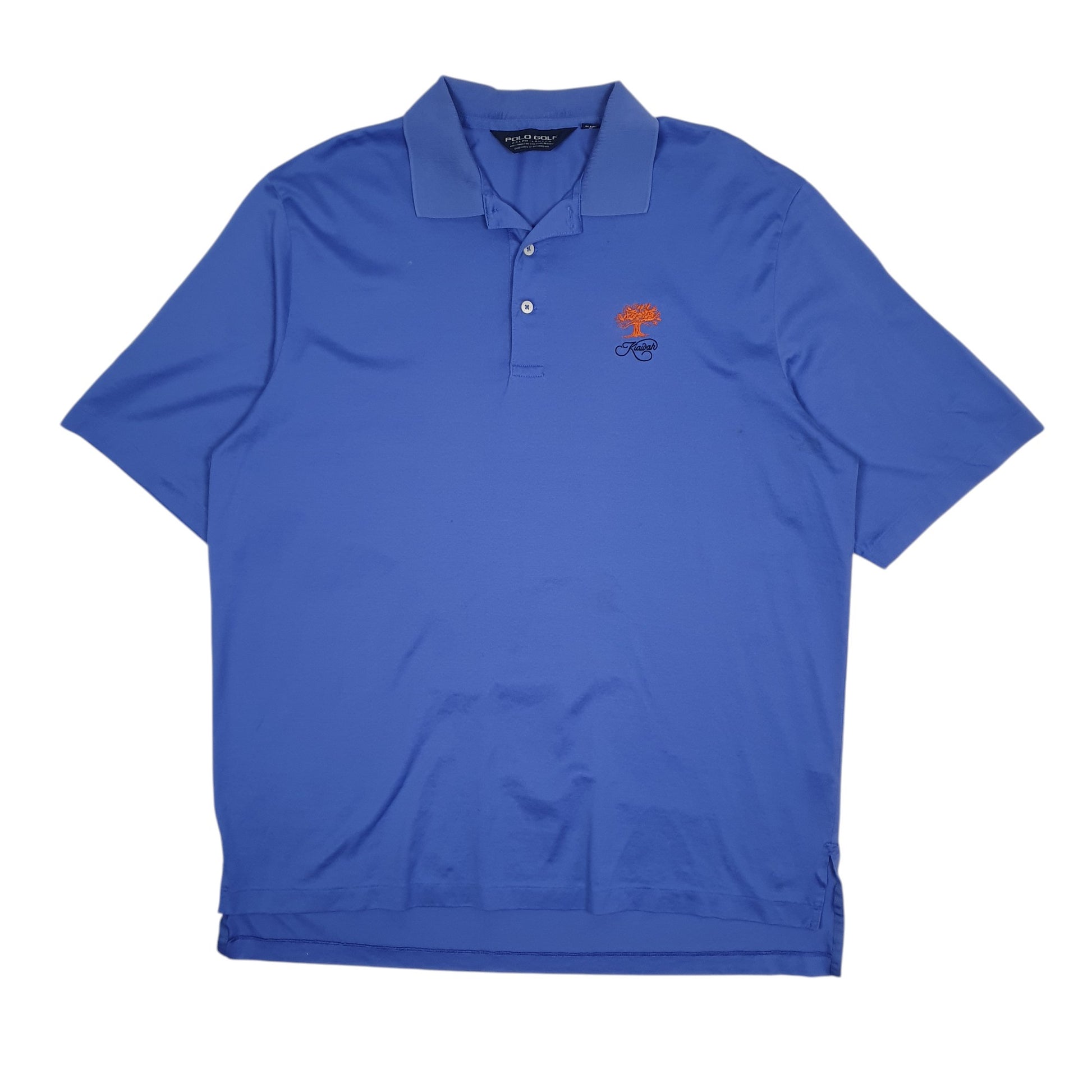 Mens Blue Polo Ralph Lauren Golf Short Sleeve Polo Shirt