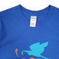 Mens Blue Jerzees Environmental Education  T Shirt