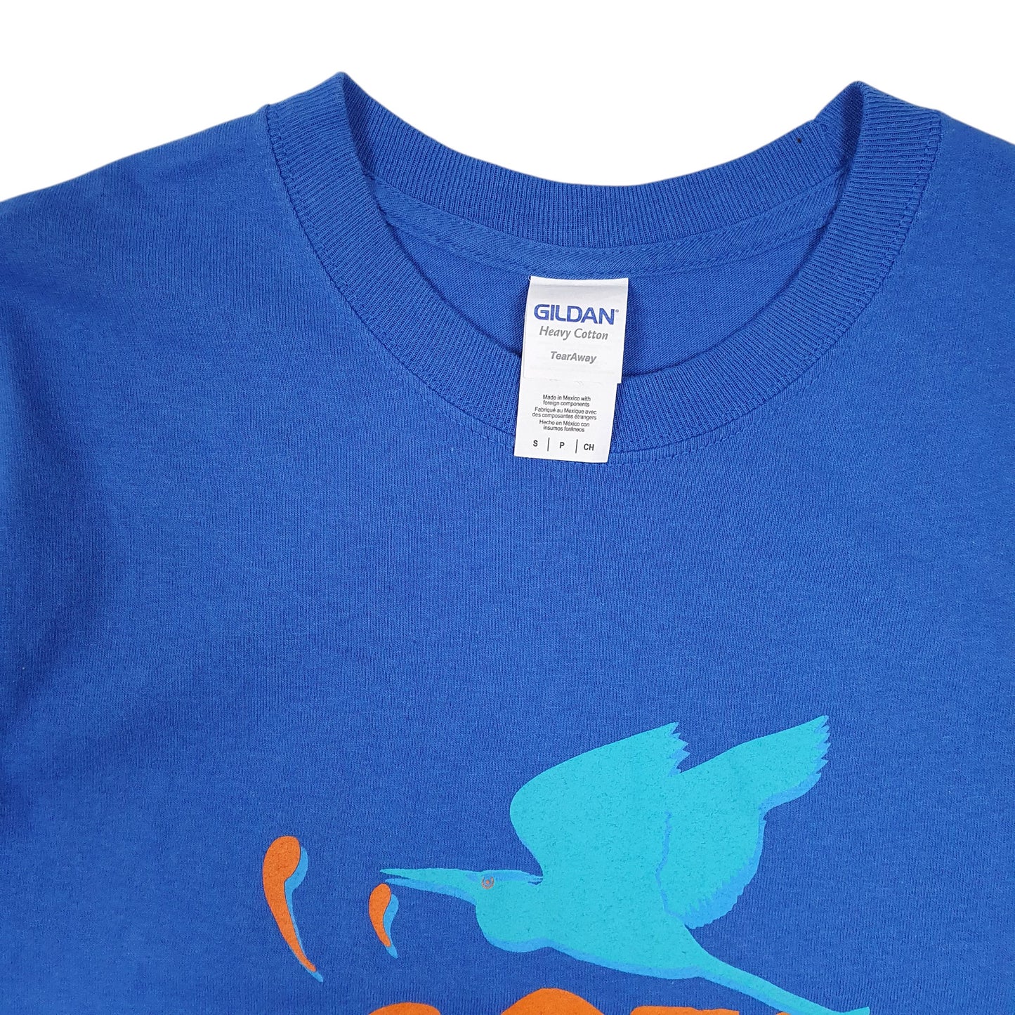 Mens Blue Jerzees Environmental Education  T Shirt
