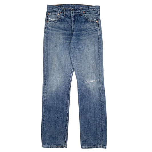 Mens Blue Levis  505 JeansW33 L34