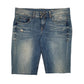 Mens Blue Tommy Hilfiger Distressed Denim Shorts