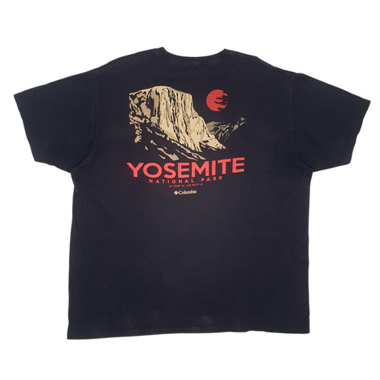 Mens Black Columbia Sportswear Company Yosemite National Park  T Shirt