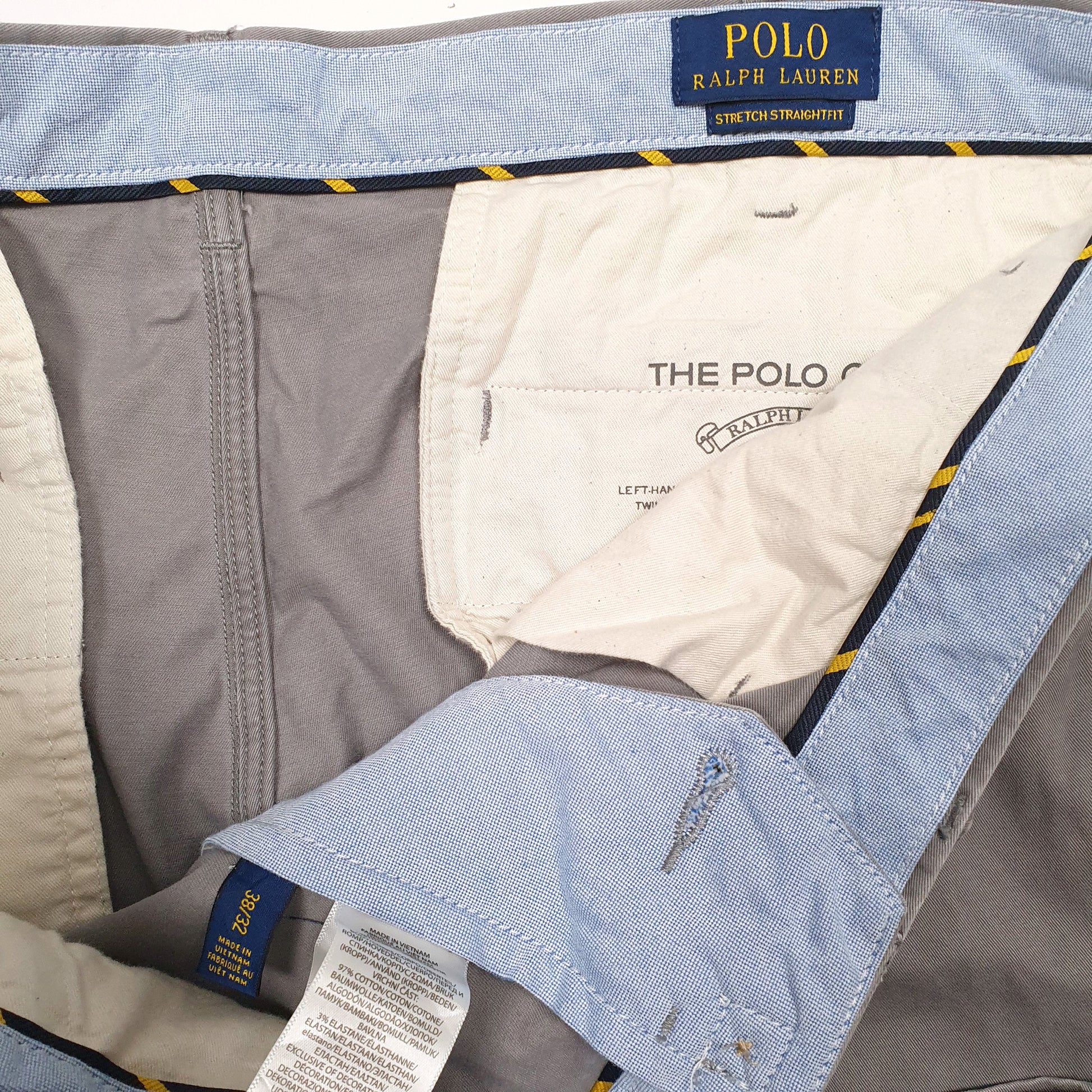 Mens Grey Polo Ralph Lauren   Trousers