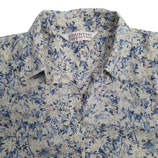 Womens Blue Country Collection   Shirt