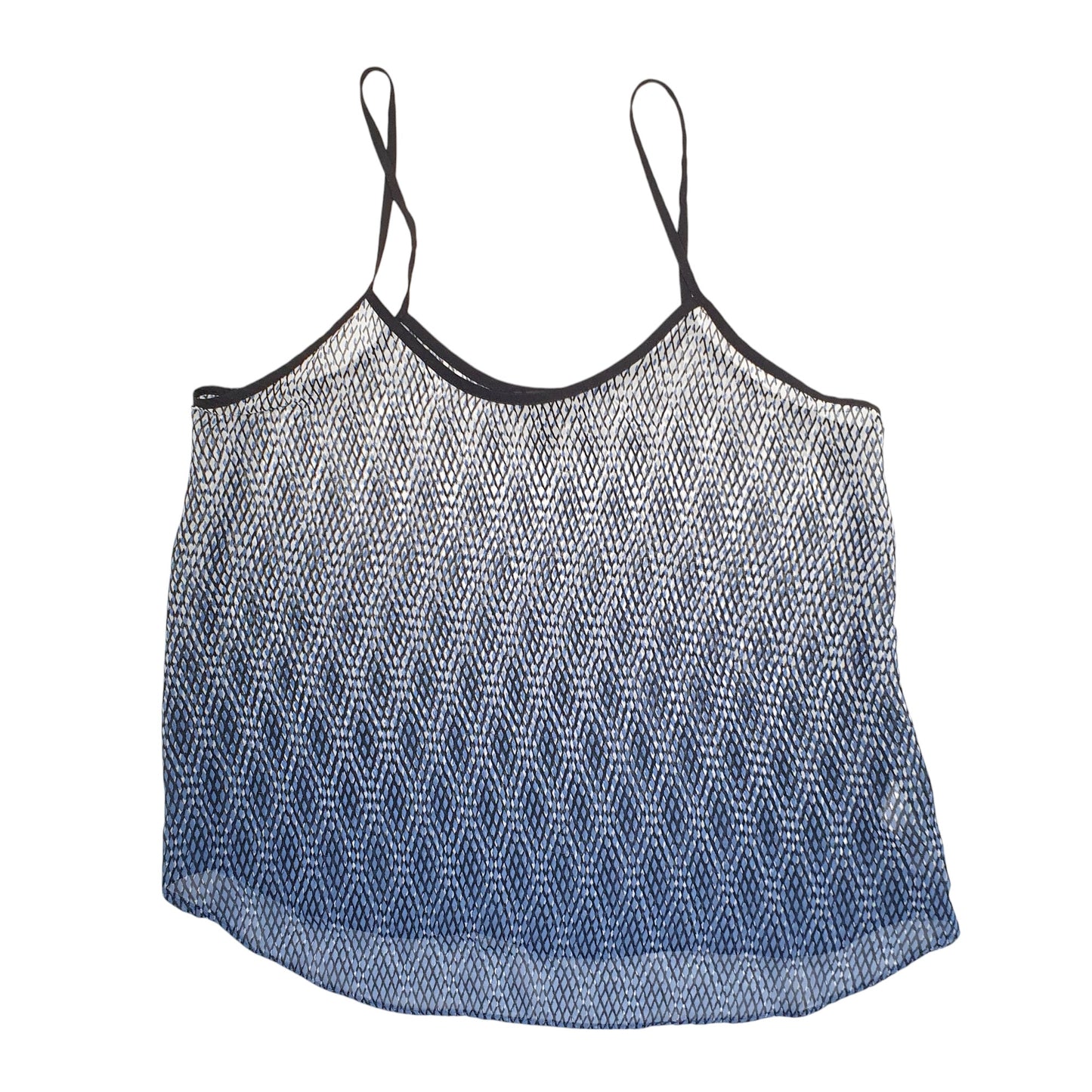 Womens Blue Topshop Vest Top Short Sleeve T Shirt