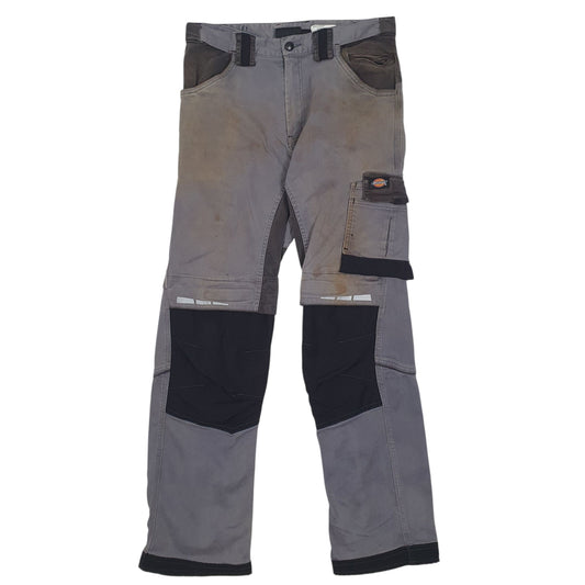 Mens Grey Dickies Workwear Carpenter Trousers
