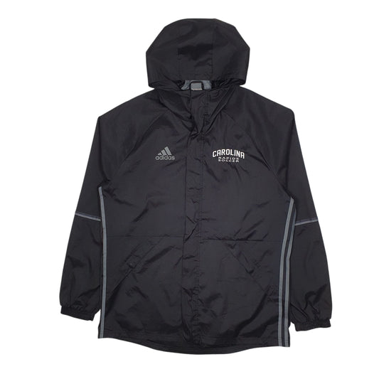 Mens Black Adidas Carolina Rapids Soccer  Coat