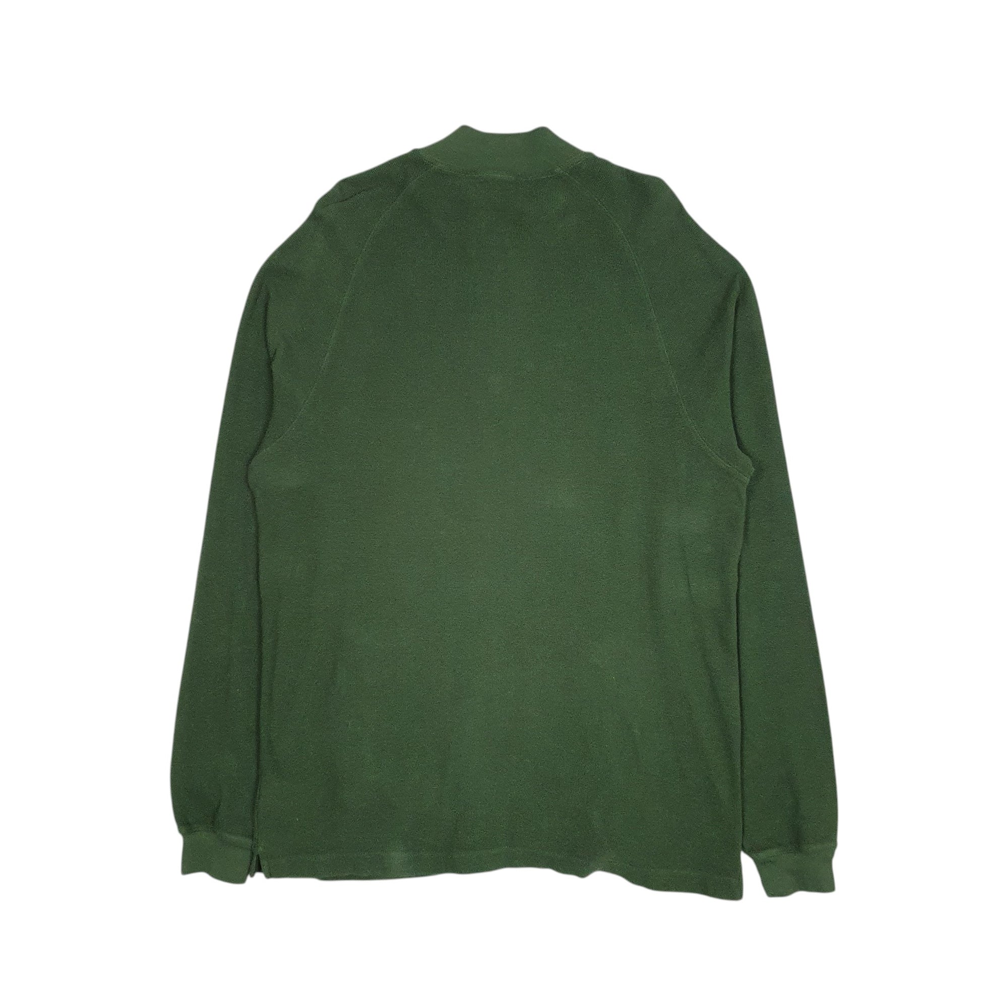 Mens Green Carhartt  Quarter Zip Jumper