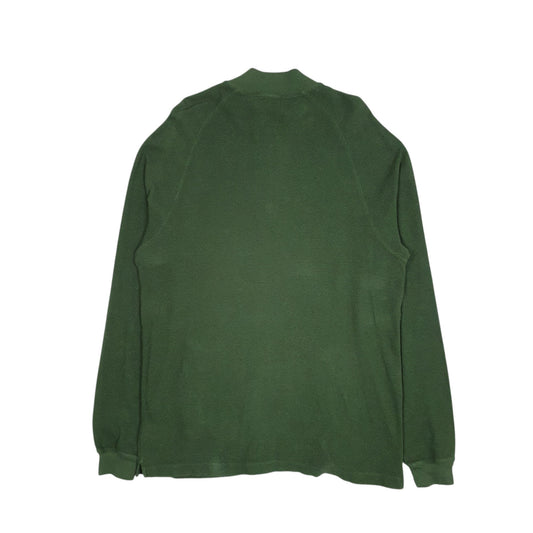 Mens Green Carhartt  Quarter Zip Jumper