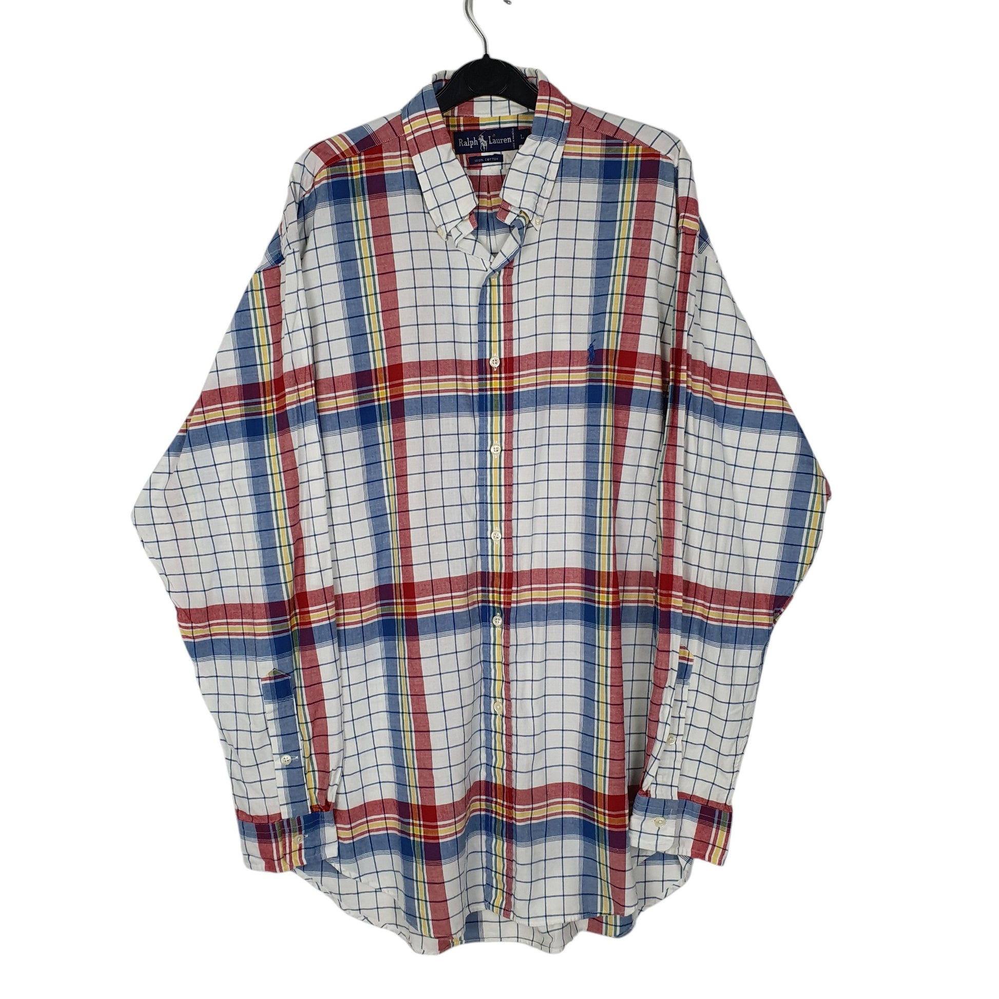 Mens White Ralph Lauren  Long Sleeve Shirt