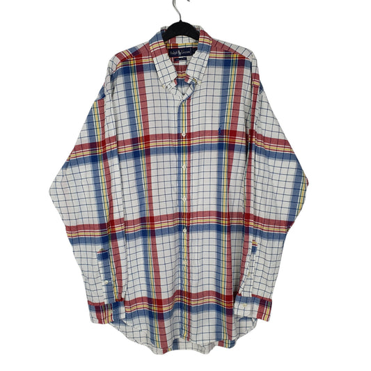 Mens White Ralph Lauren  Long Sleeve Shirt