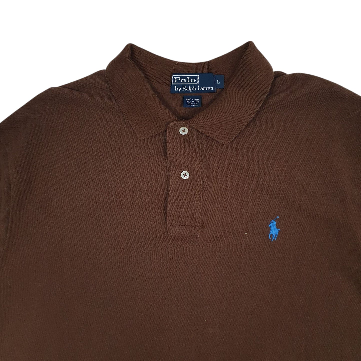 Mens Brown Polo Ralph Lauren   Polo Shirt