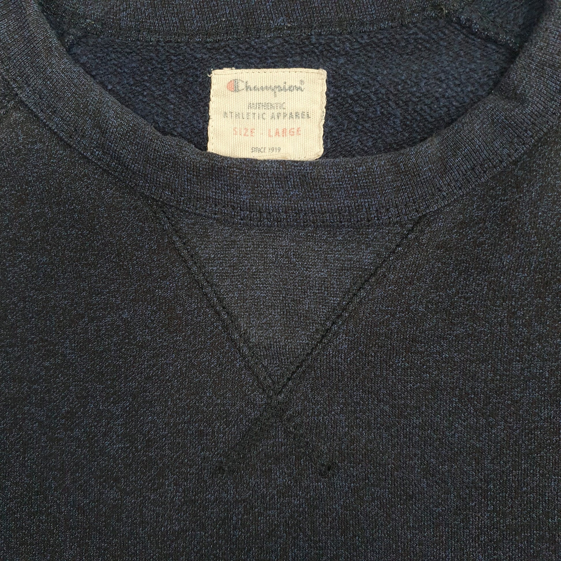 Mens Navy Champion  Crewneck Jumper