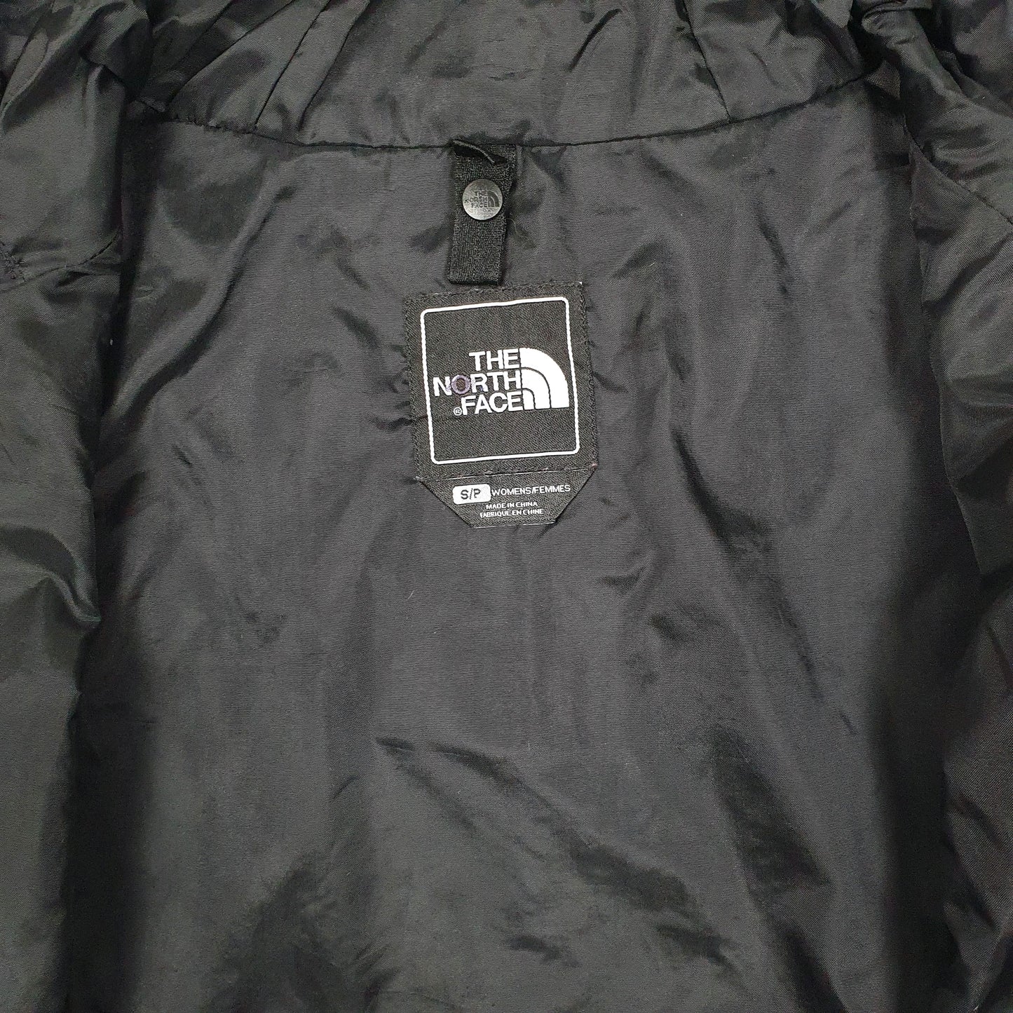 Womens Black The North Face Hyvent Crewneck Coat