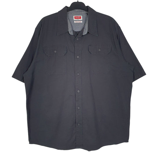 Mens Black Wrangler  Short Sleeve Shirt
