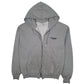 Mens Grey Champion Hoodie Full Zip Jumper