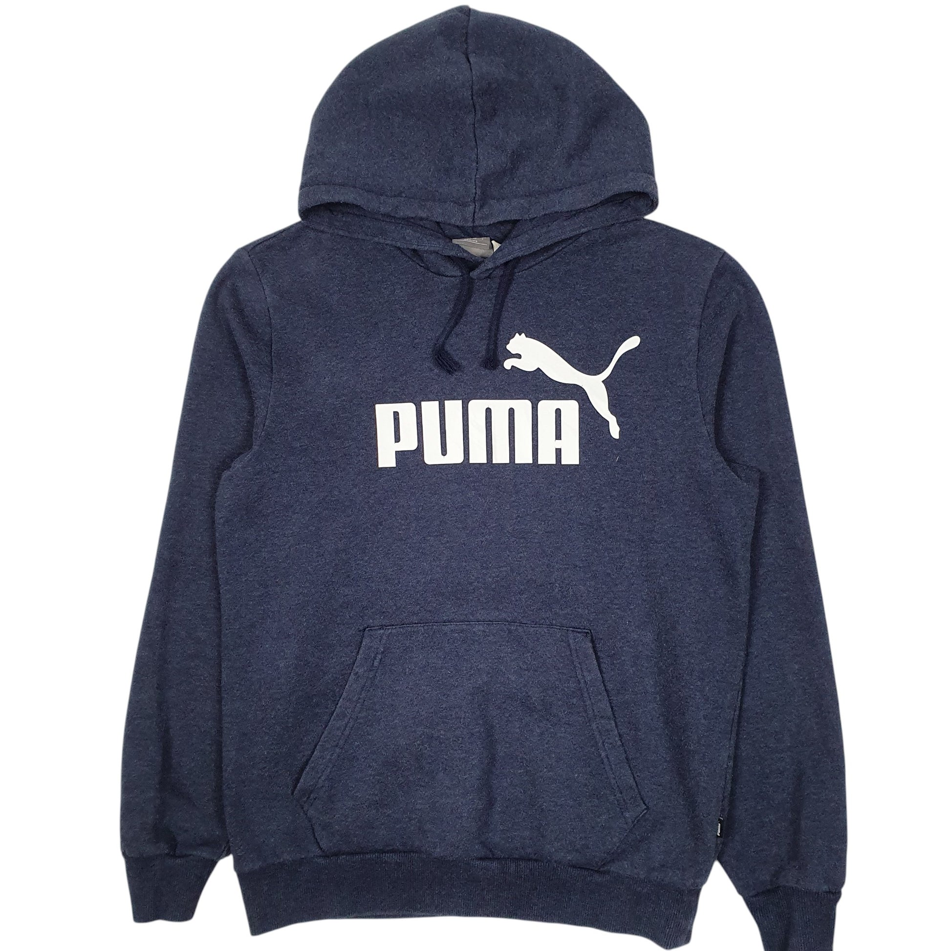 Mens Navy Puma  Hoodie Jumper