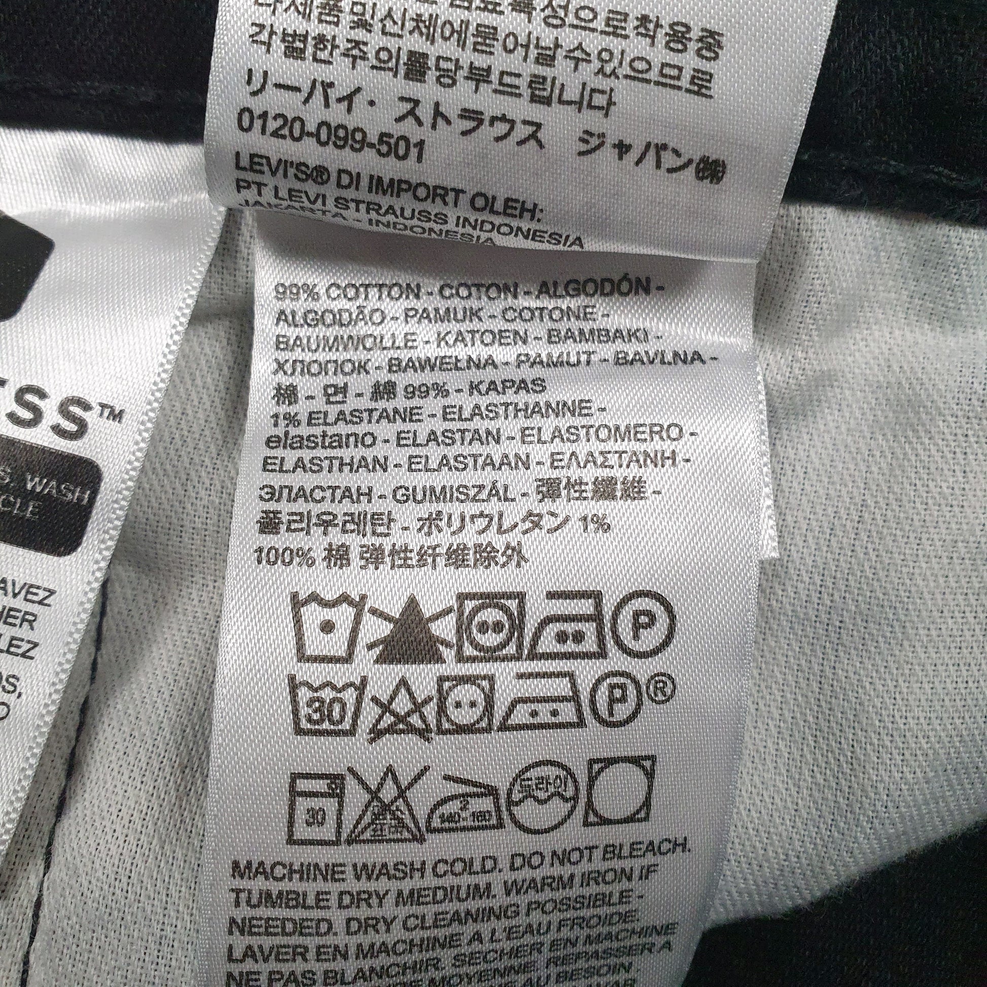 Mens Black Levis   Jeans