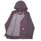 Womens Burgundy Carhartt  Full Zip Jumper