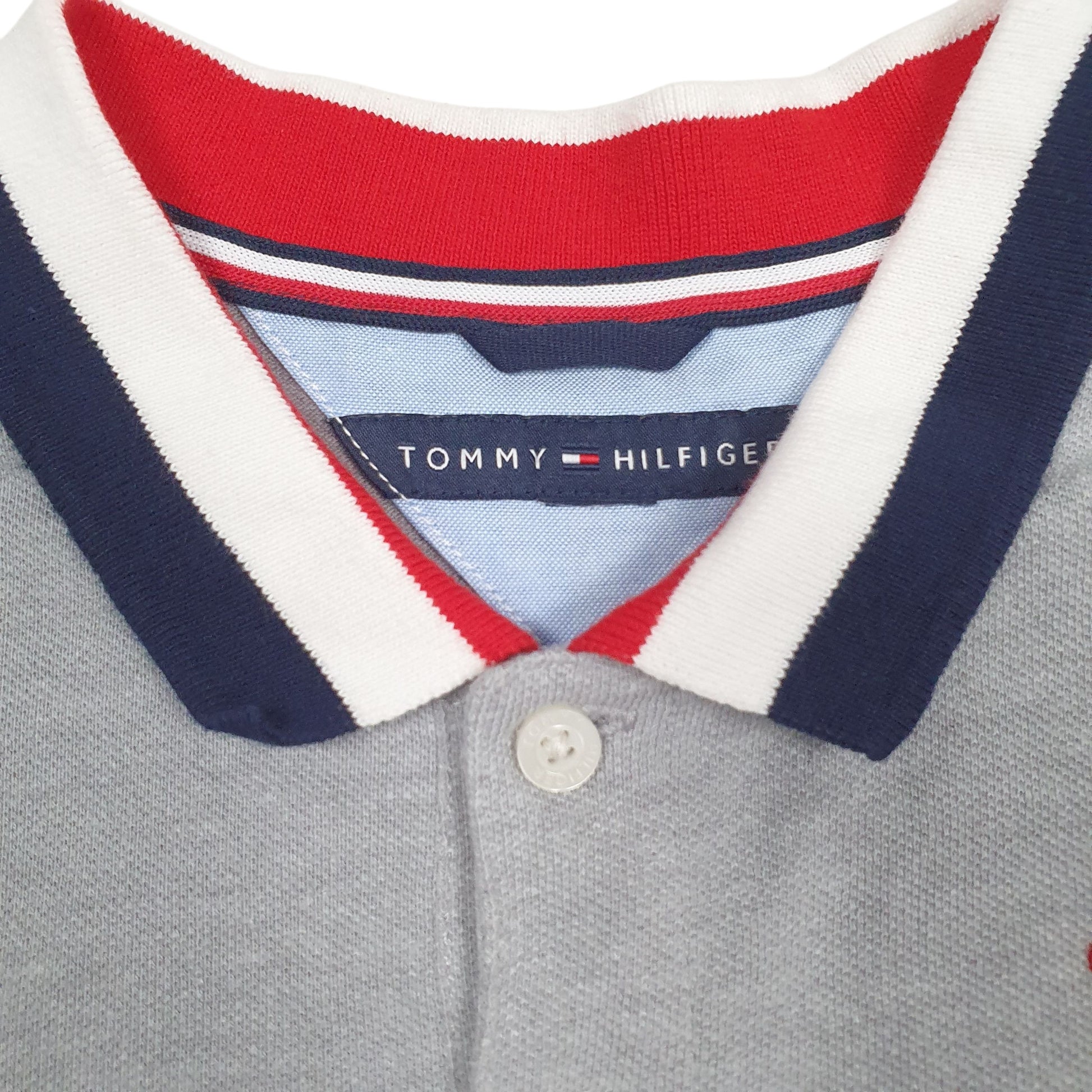 Mens Grey Tommy Hilfiger   Polo Shirt