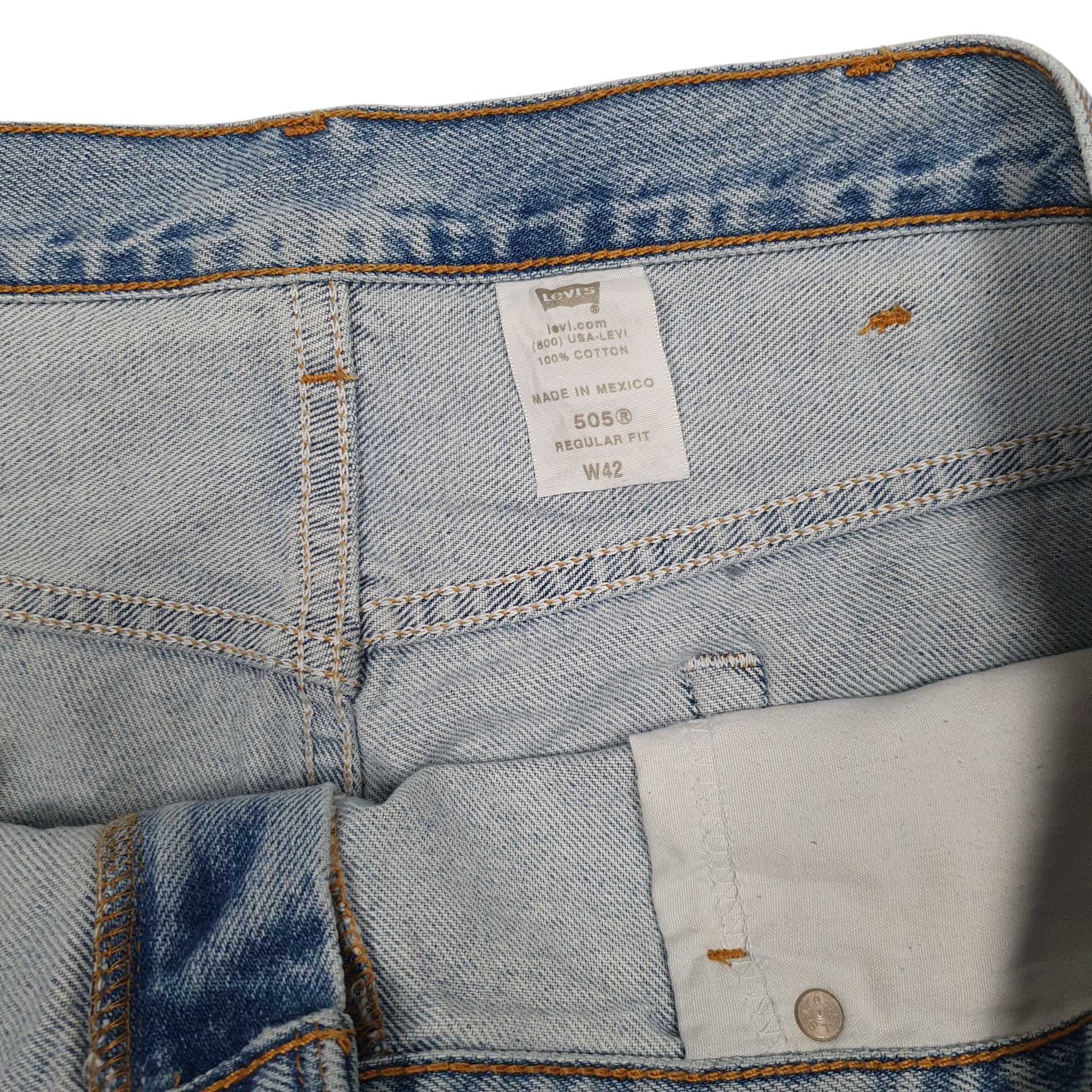 Mens Blue Levis 505 Vintage 00s  Shorts