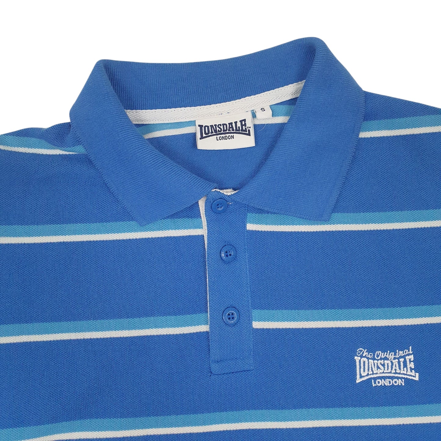 Mens Blue Lonsdale   Polo Shirt