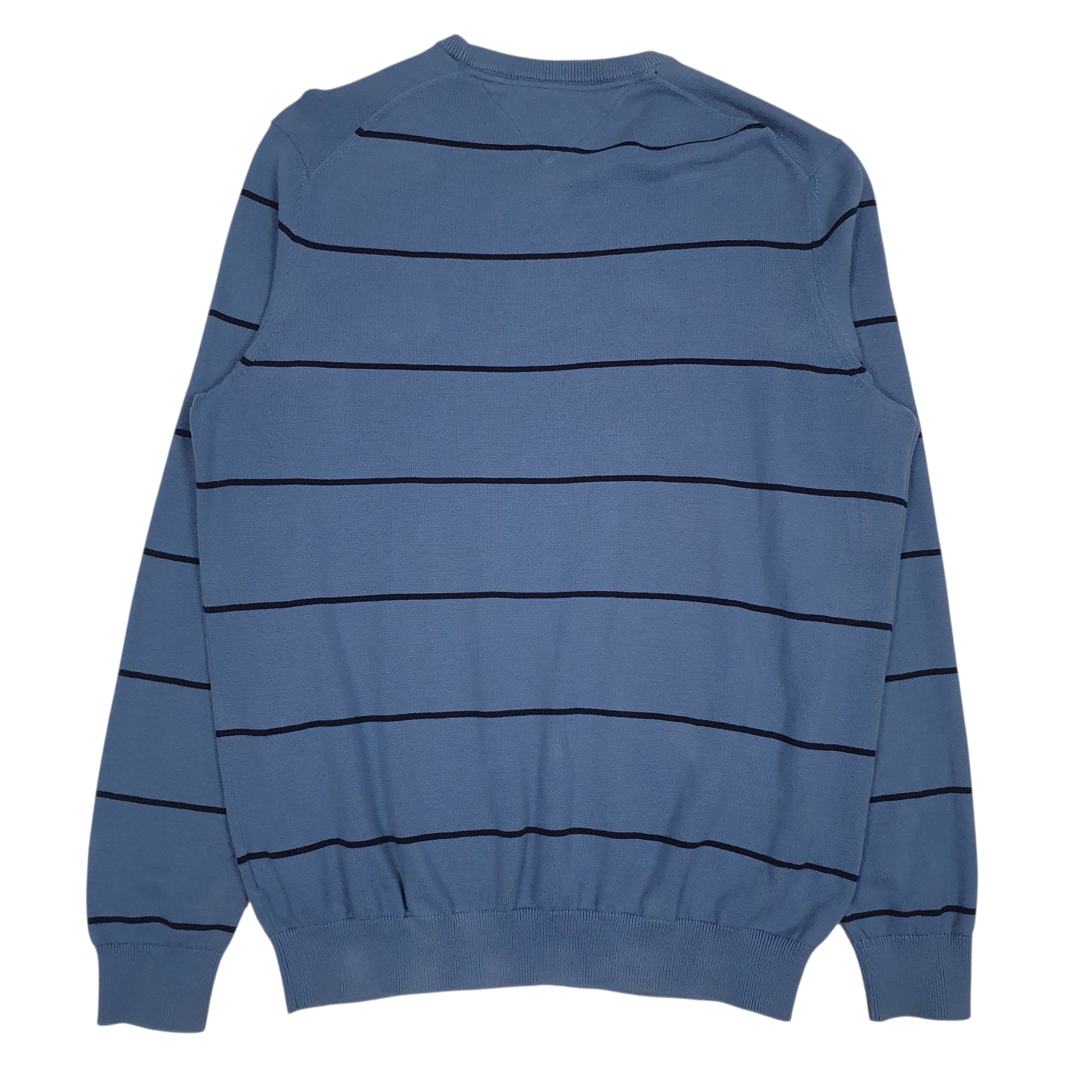Mens Blue Tommy Hilfiger  Crewneck Jumper