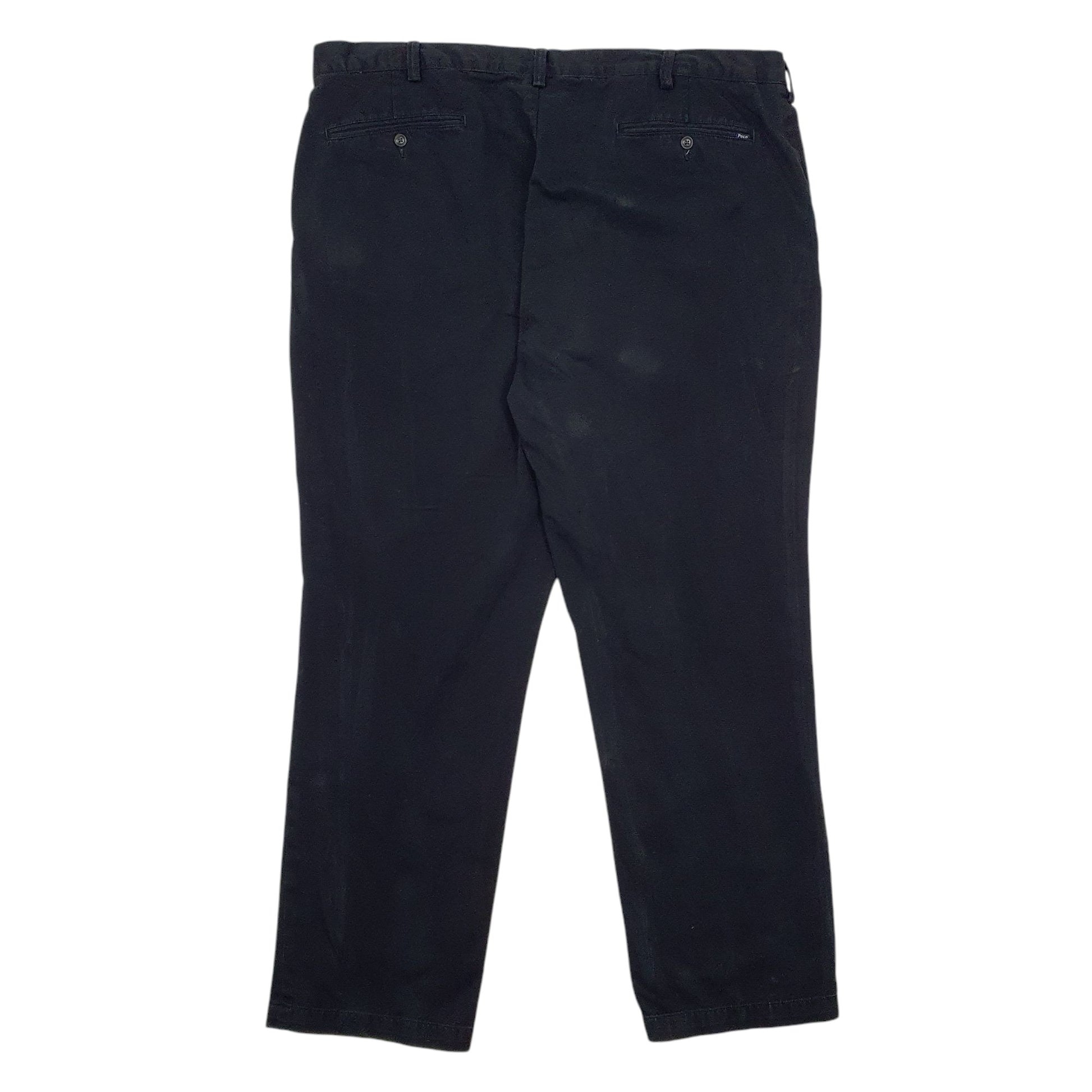 Mens Black Polo Ralph Lauren Classic Fit  Trousers