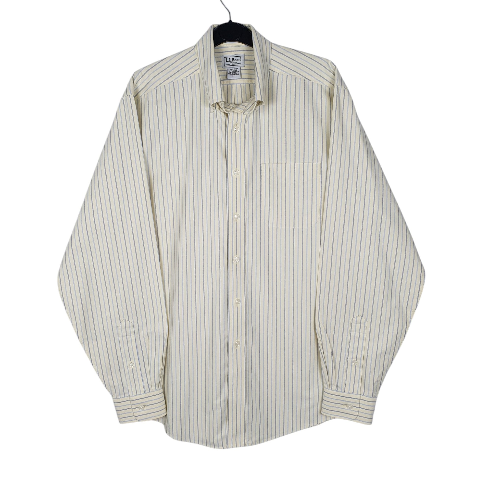 Mens Yellow L.L.Bean  Long Sleeve Shirt