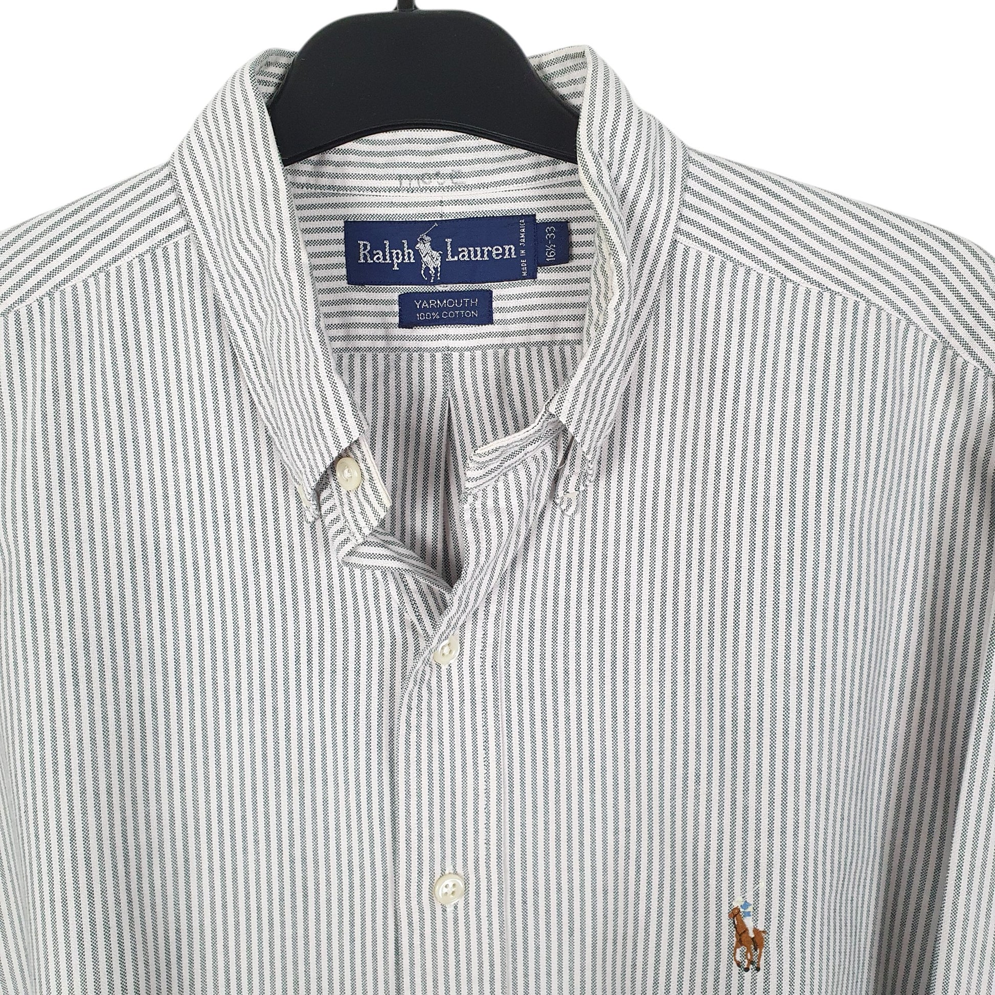Mens Grey Ralph Lauren Vintage 90s  Shirt