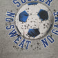 Mens Grey Delta Vintage 00s Soccer  T Shirt