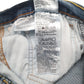 Mens Blue Levis  Full Zip Jeans