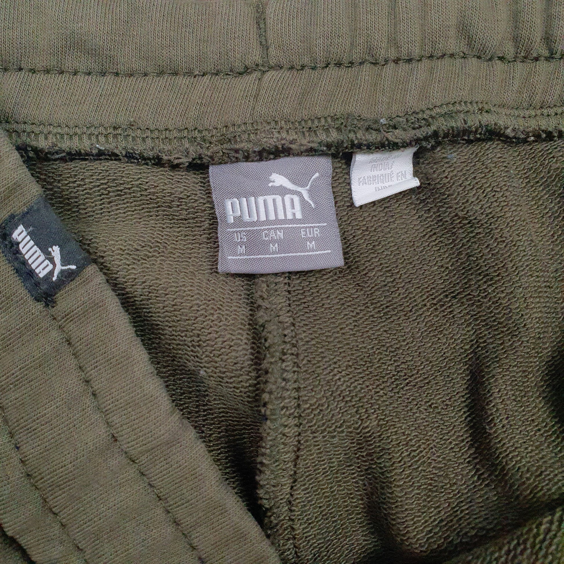 Mens Green Puma   Trousers