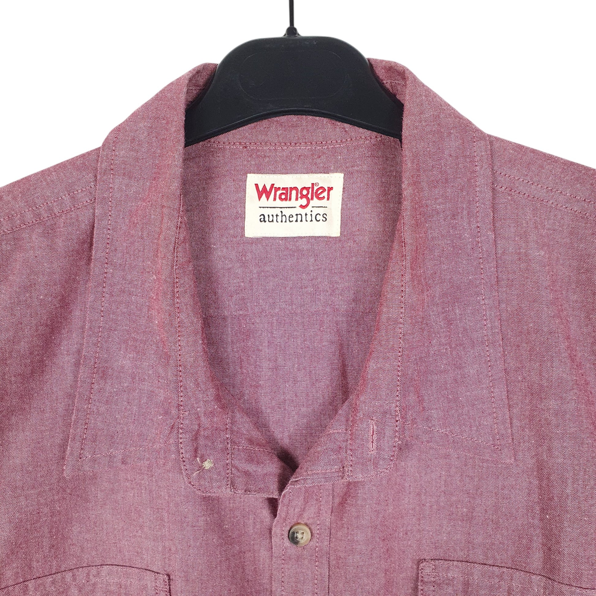 Mens Pink Wrangler   Shirt