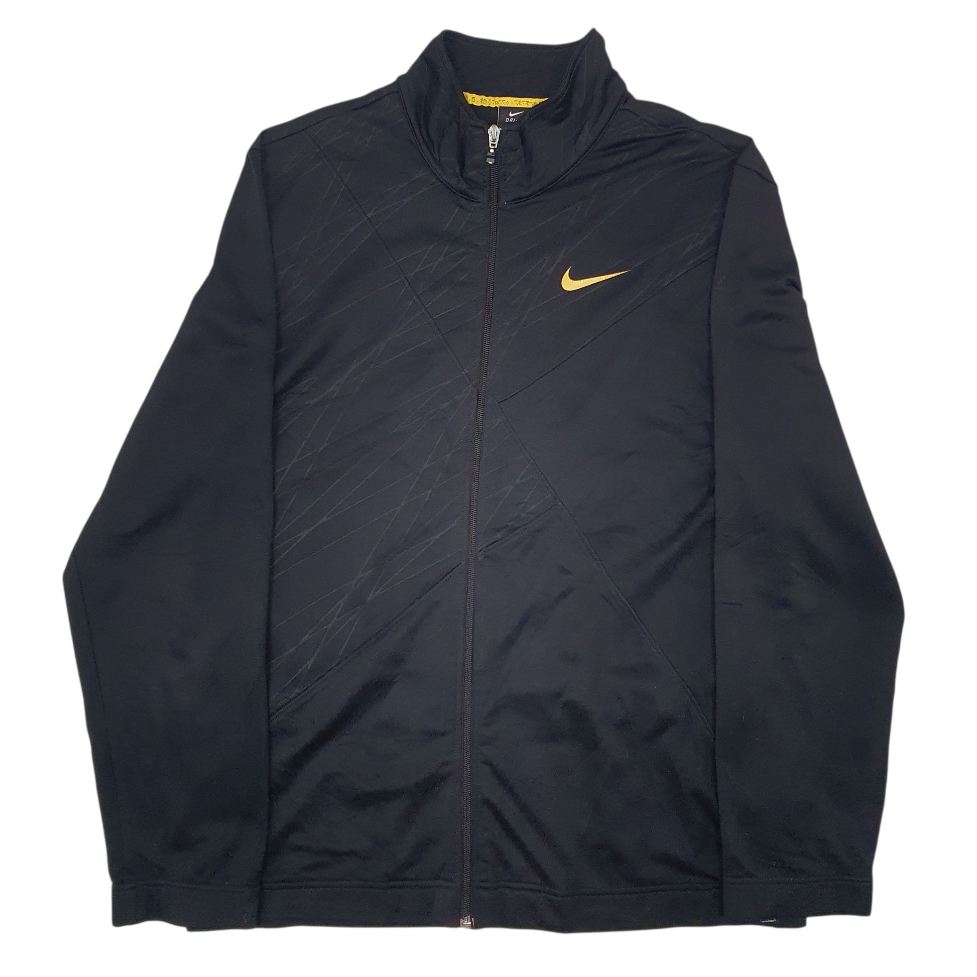 Mens Black Nike Dri-Fit Full Zip Jumper