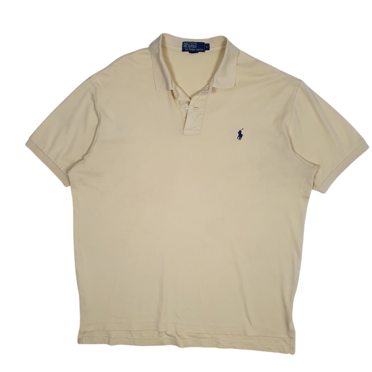 Mens Yellow Polo Ralph Lauren  Short Sleeve Polo Shirt