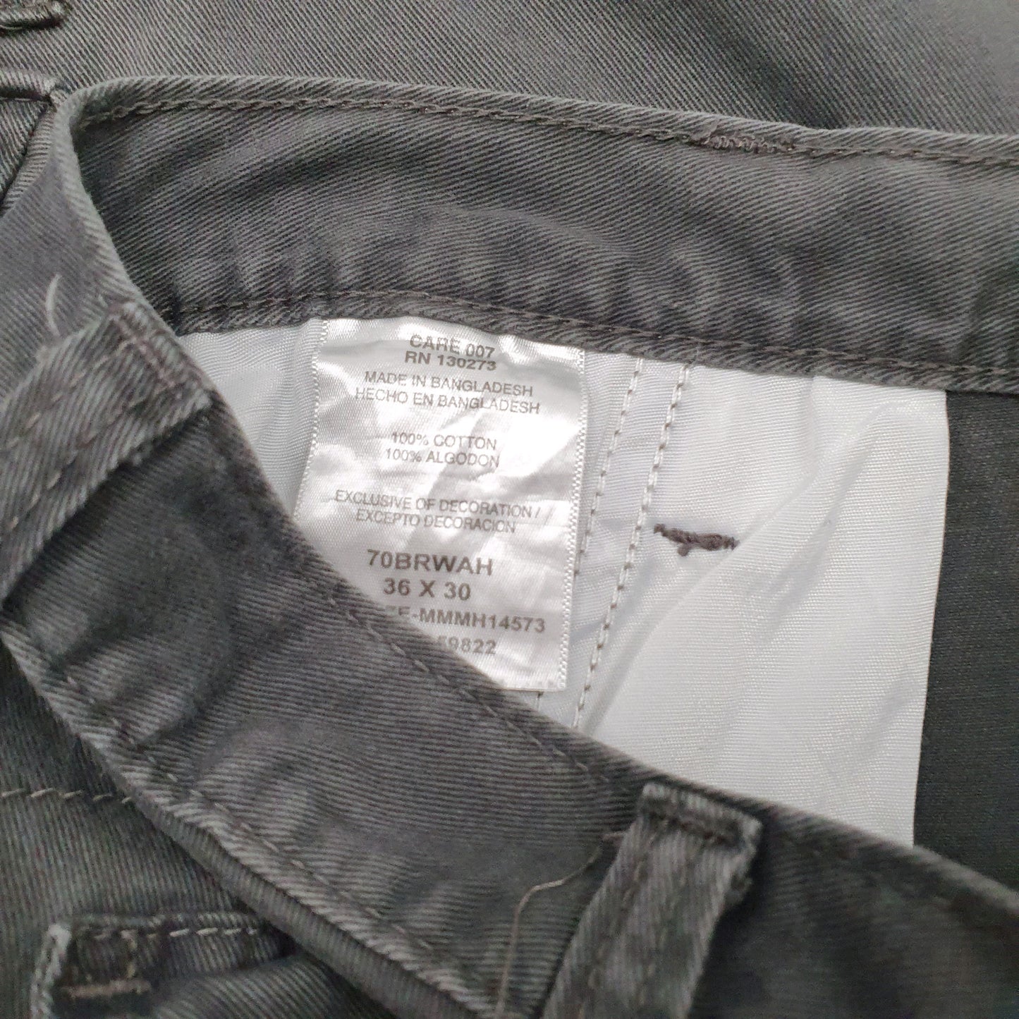 Mens Grey Wrangler   Trousers