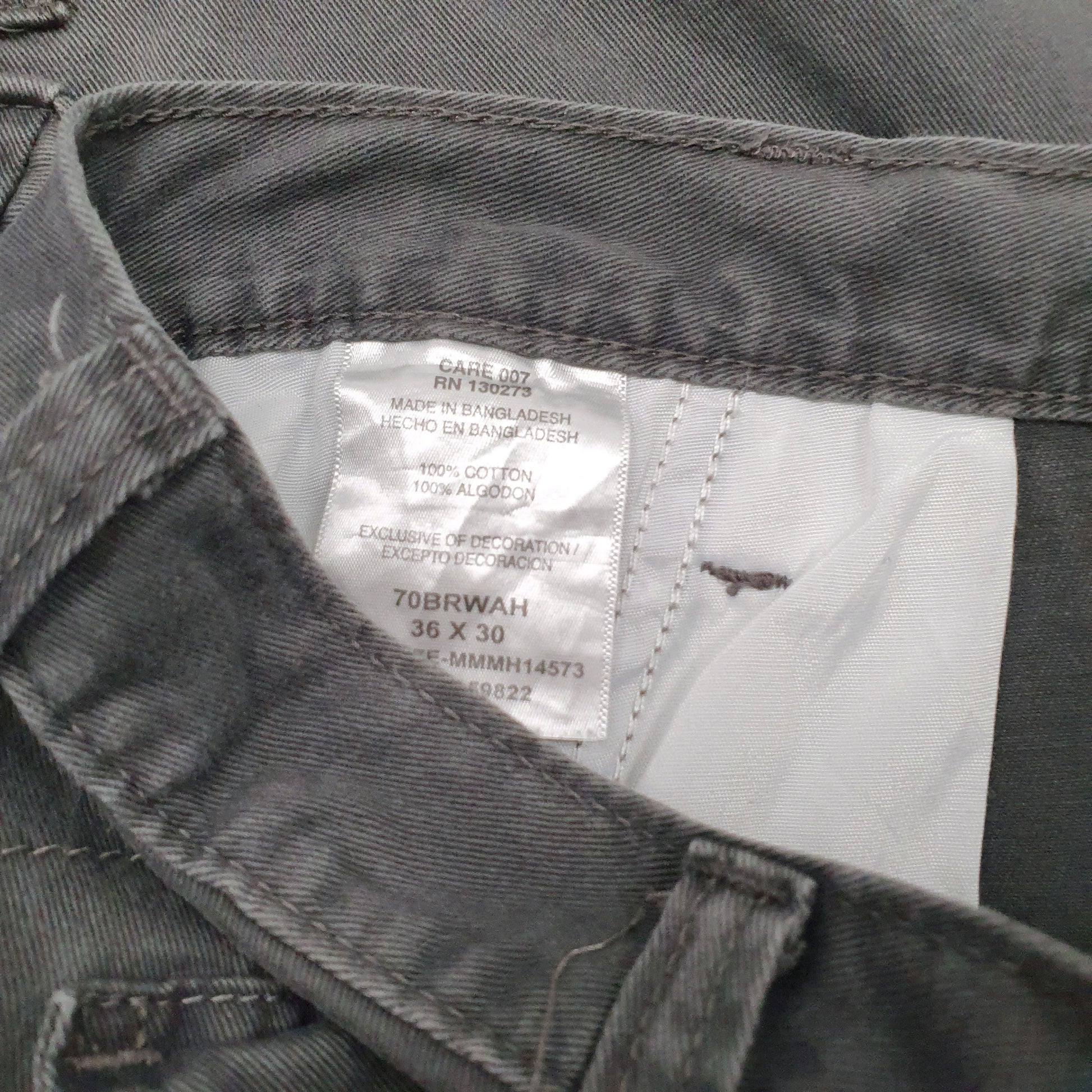 Mens Grey Wrangler   Trousers