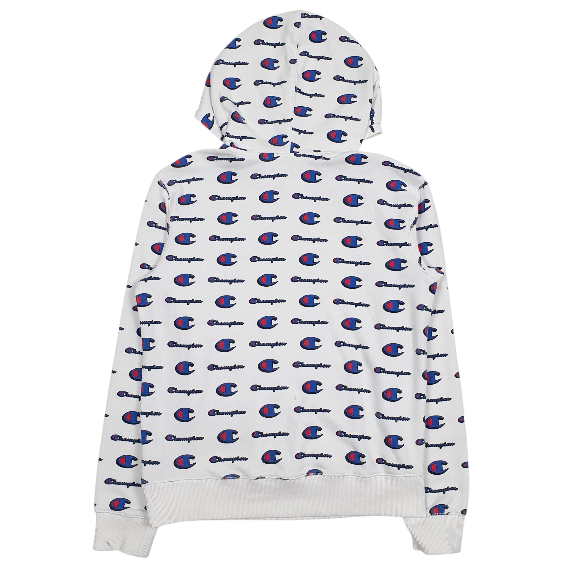 Womens White Champion Athleticwear Hoodie Jumper