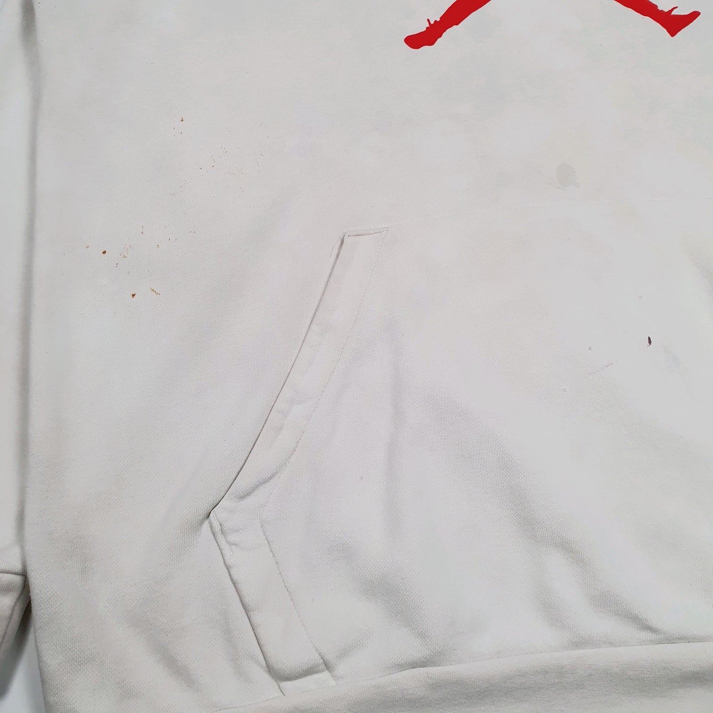 Mens White Nike Air Jordan Basketball Hoodie Jumper