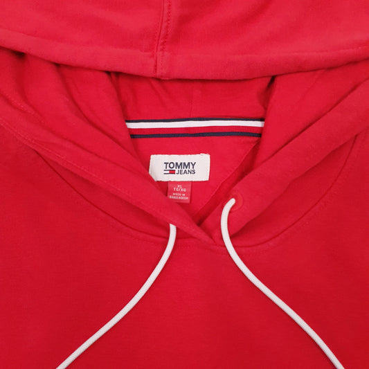 Womens Red Tommy Hilfiger  Hoodie Jumper