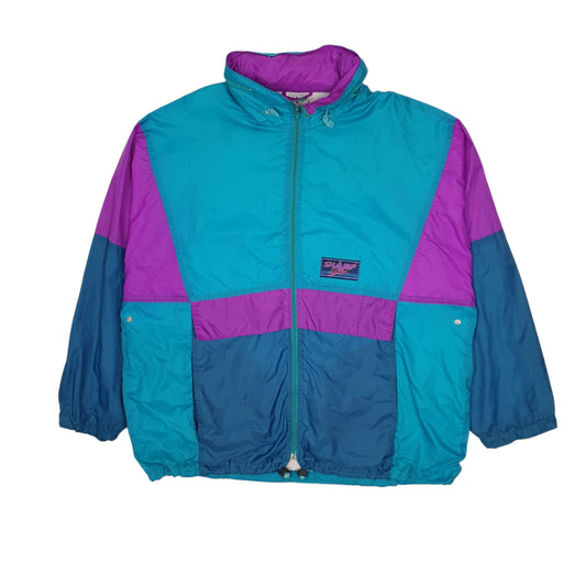 Mens Blue Shamp Vintage 90s  Coat