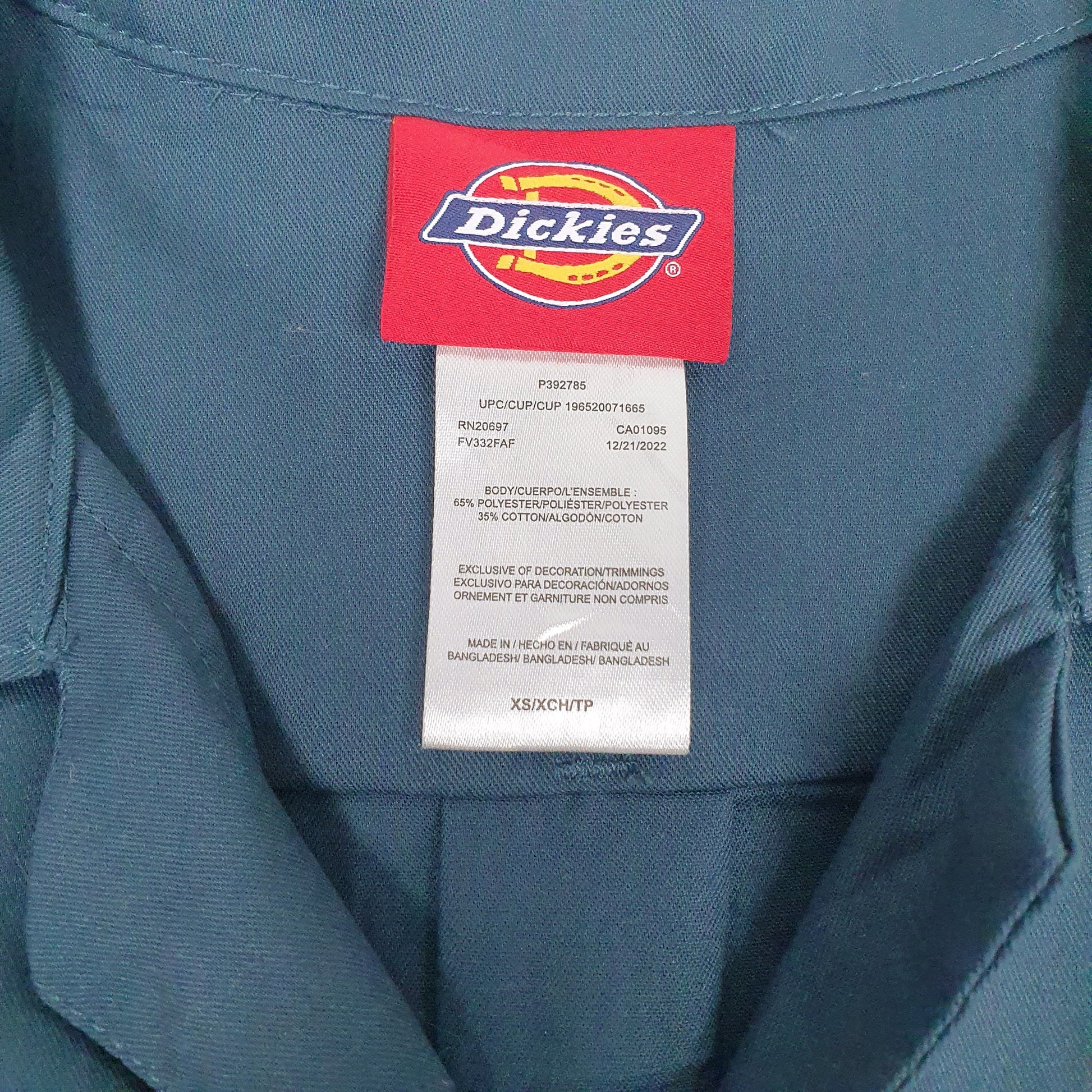 Mens Blue Dickies   Coat