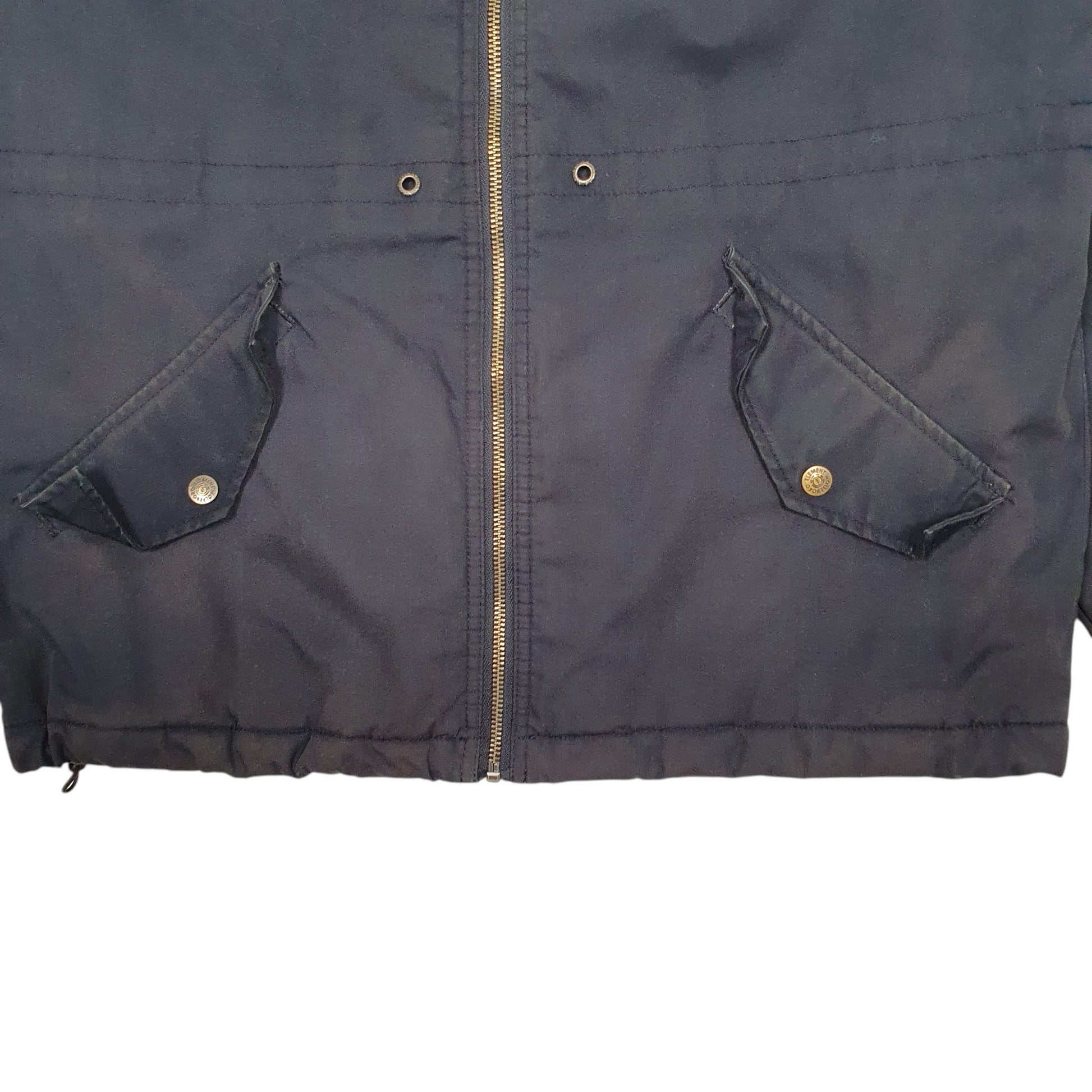 Mens Navy Element Wolfeboro Sherpa Lined  Coat