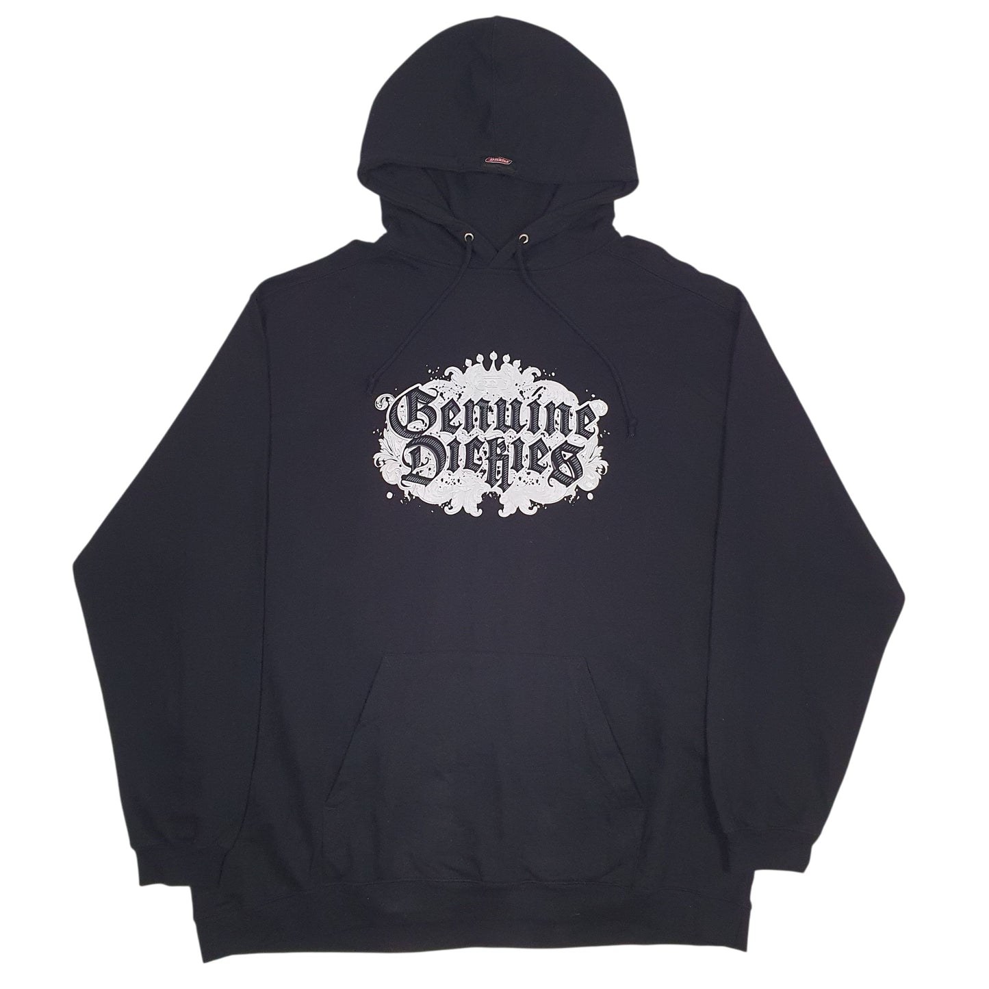 Mens Black Dickies Spellout Hoodie Jumper