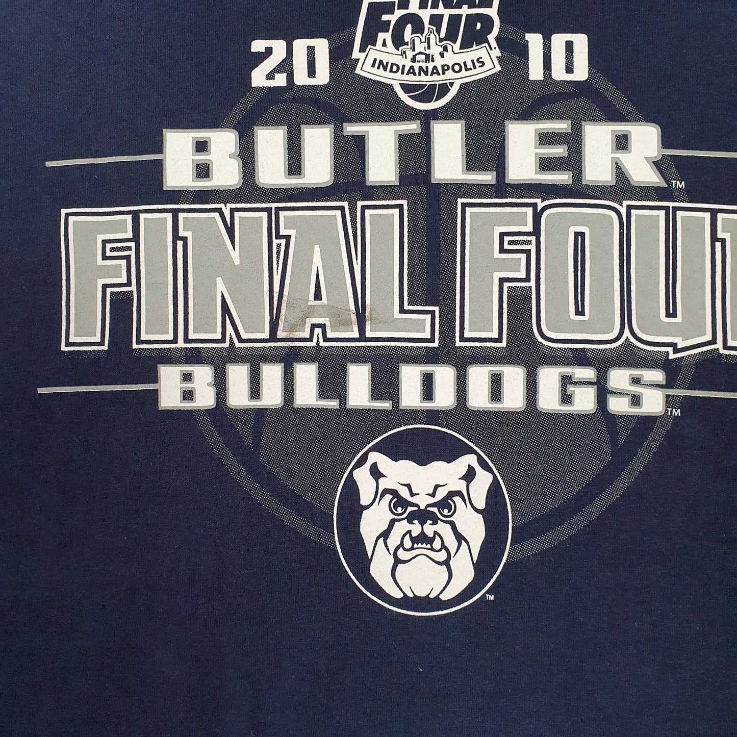 Mens Navy Gildan Indianapolis Bulldogs Final Four  T Shirt