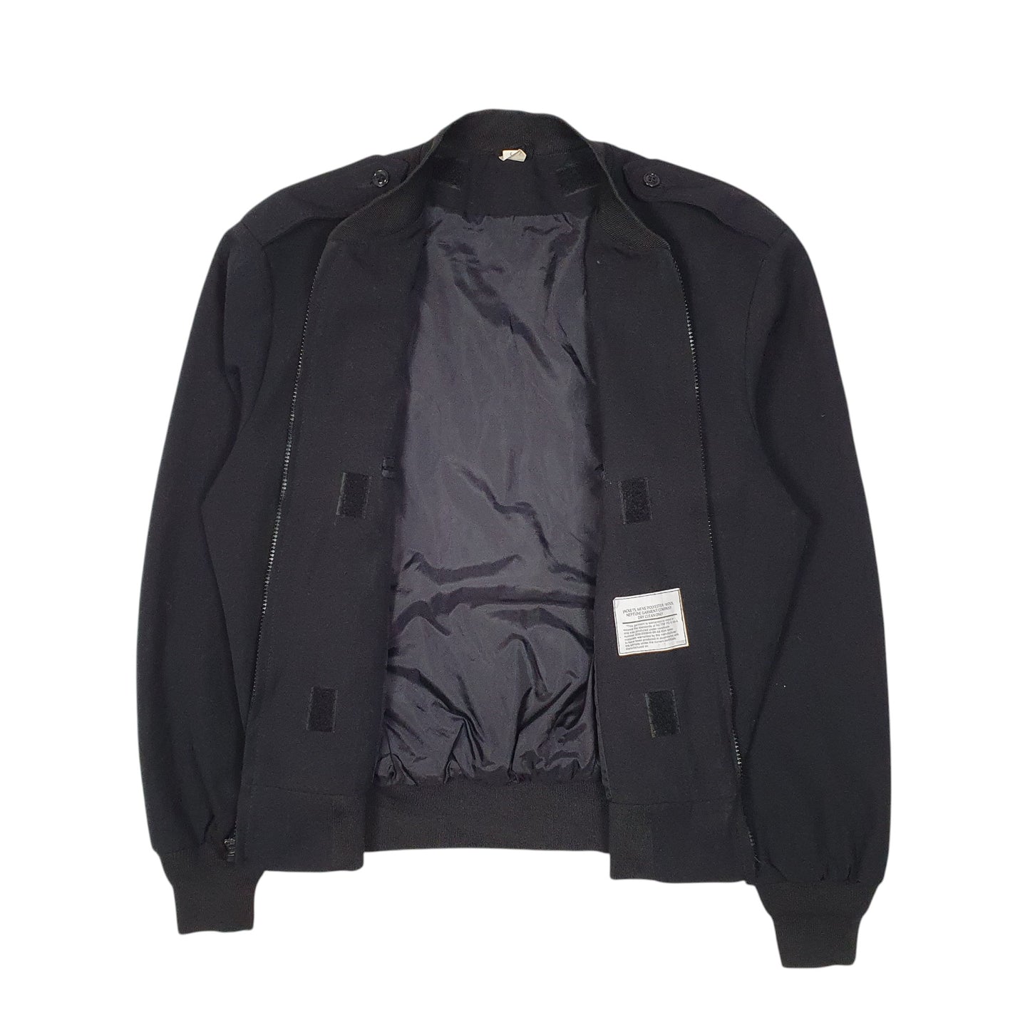 Mens Black Unbranded USA Military Crewneck Coat